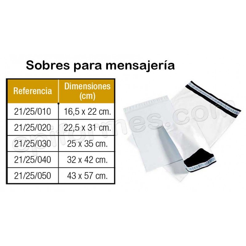 Sobres para mensajería
